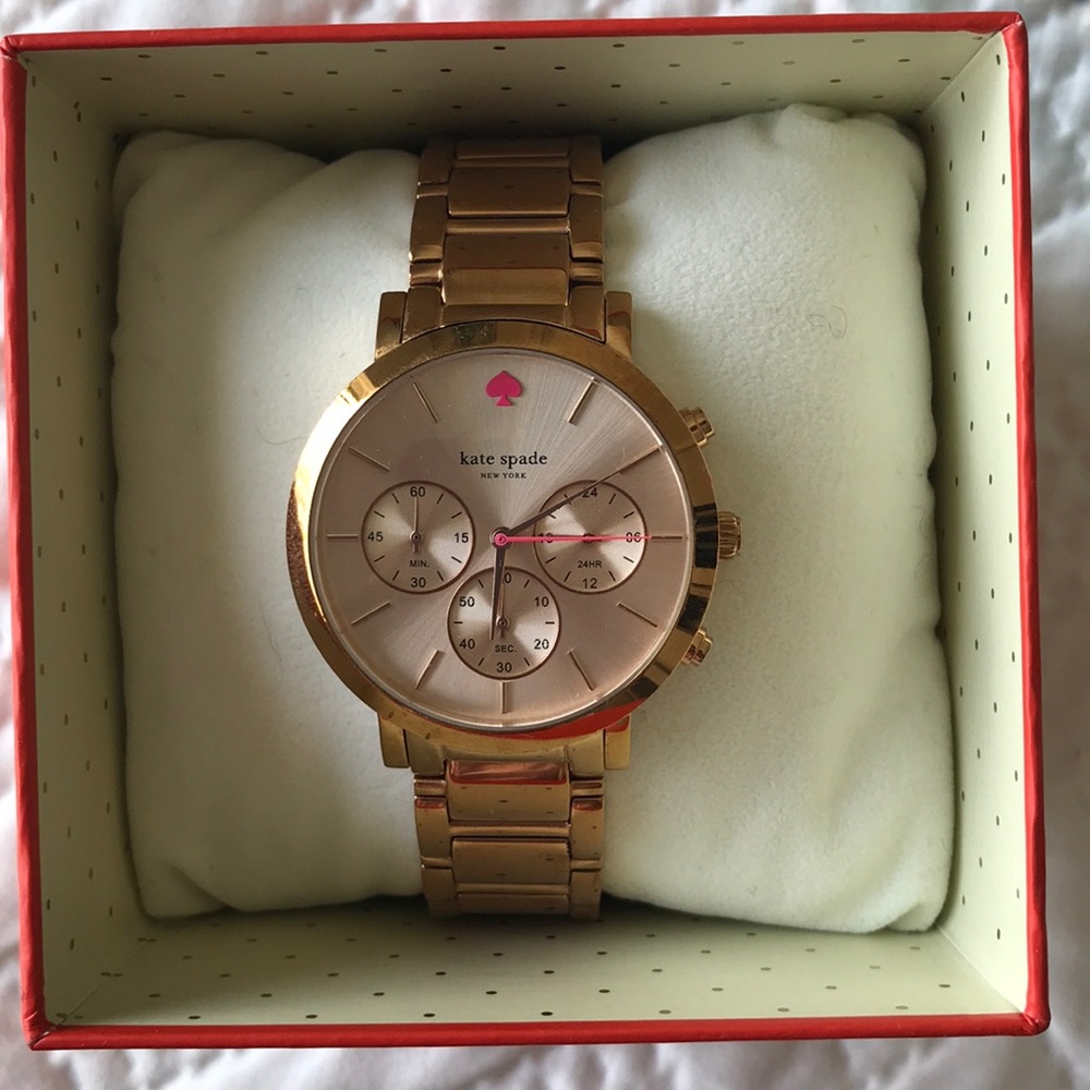 Kate Spade Rose Gold Watch View 2